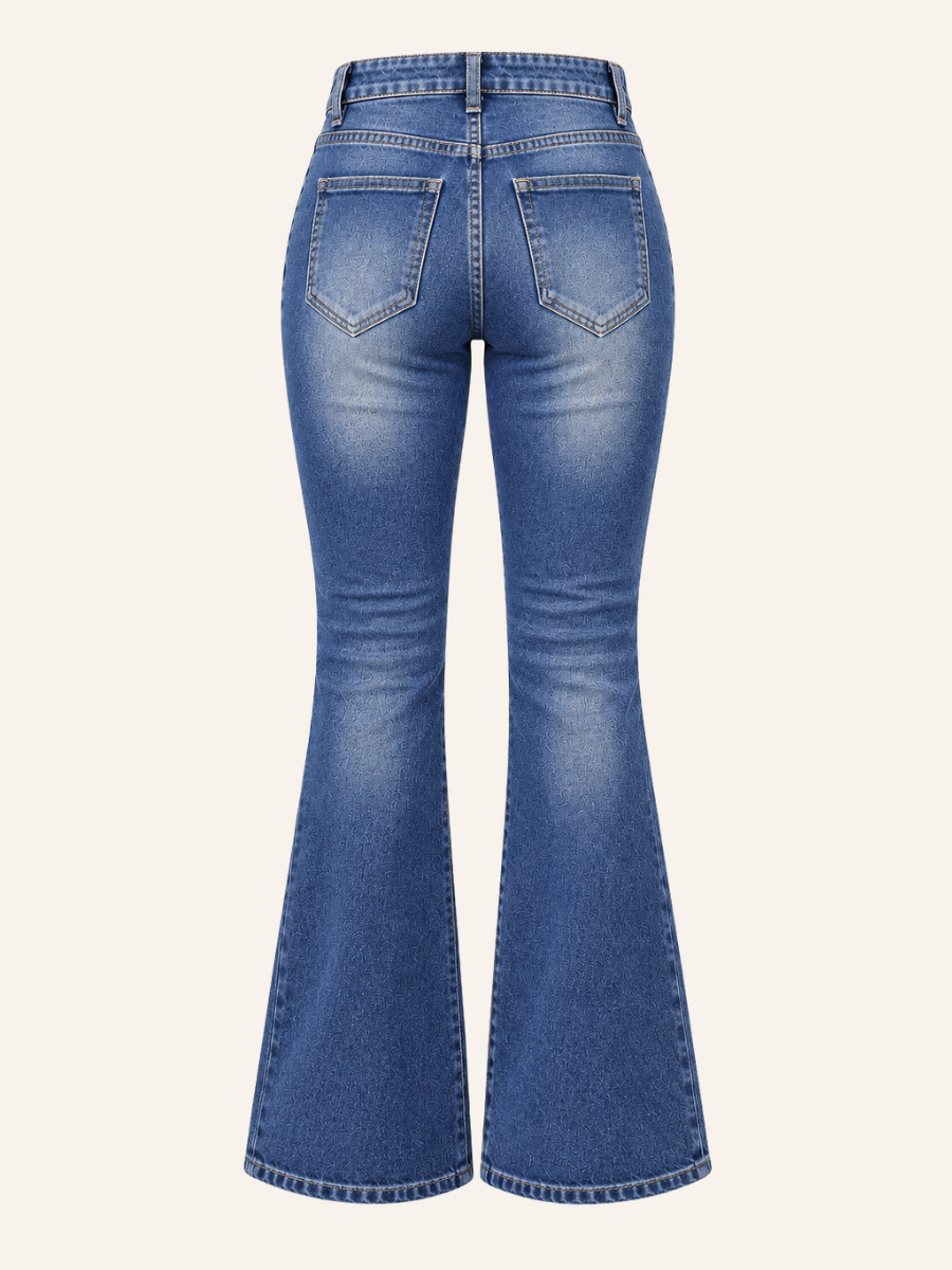 High-Waisted Flare Jeans