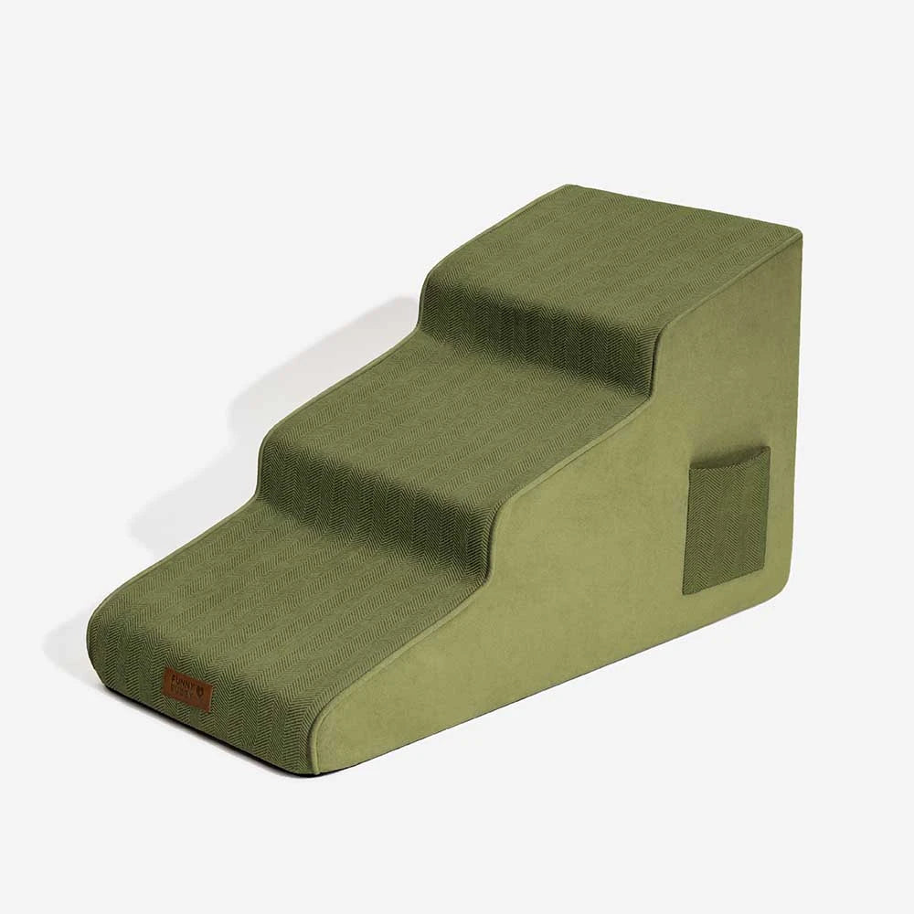 Chenille Hondentrap voor Bed & Bank – Extra Breed