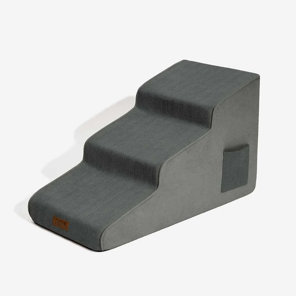 Chenille Hondentrap voor Bed & Bank – Extra Breed