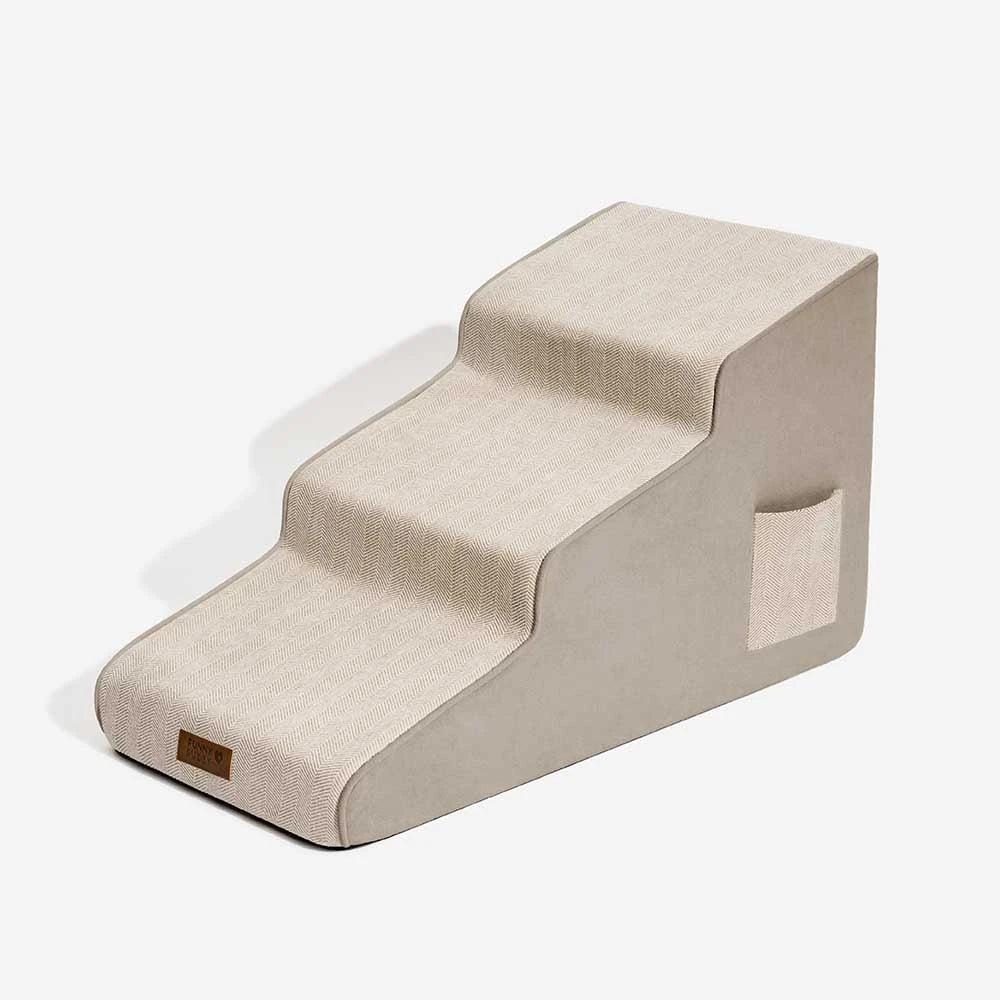 Chenille Hondentrap voor Bed & Bank – Extra Breed