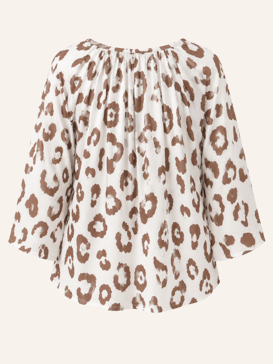 Allover Print Blouse