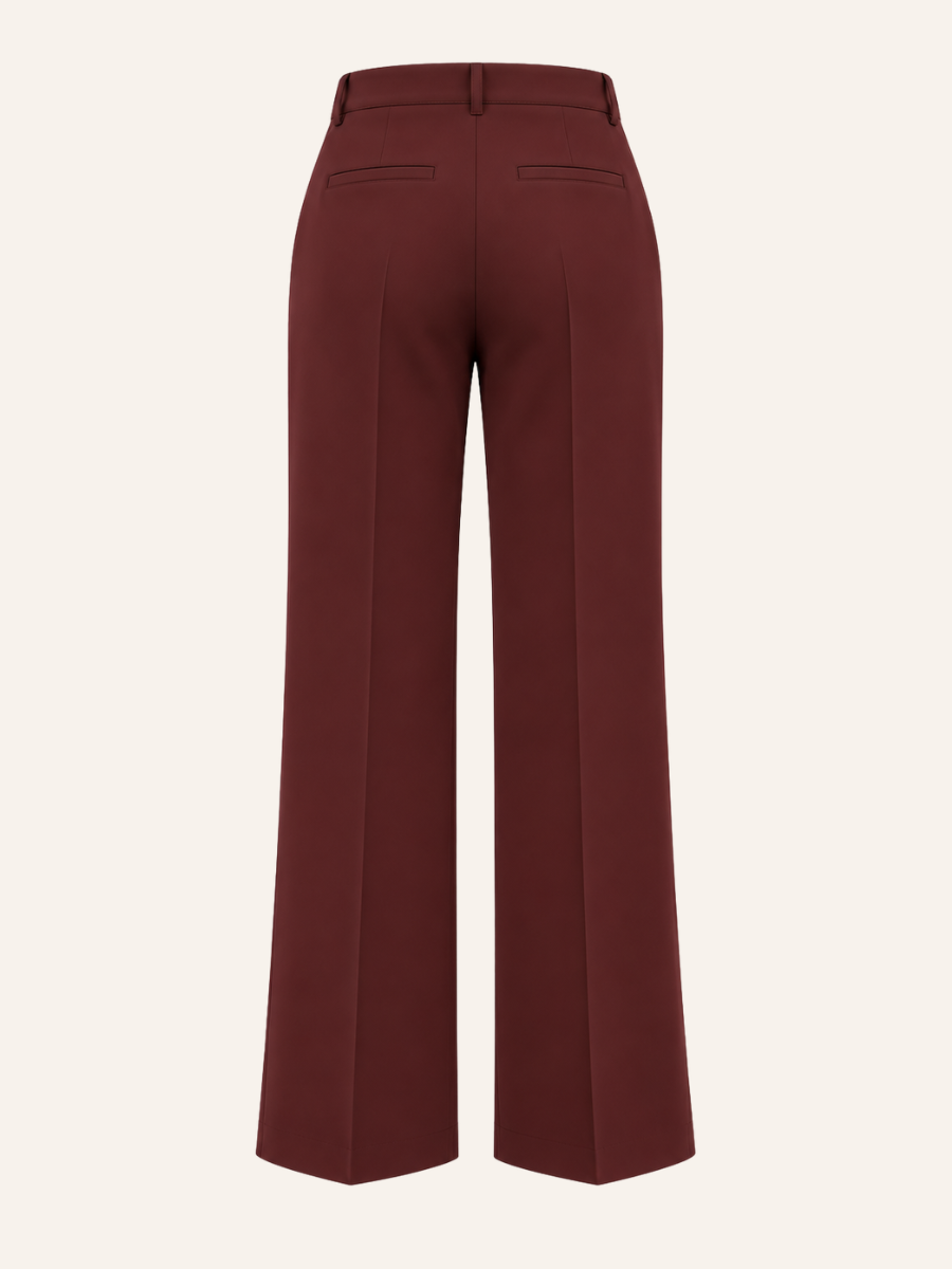 Tailored Wide-Leg Pantalon