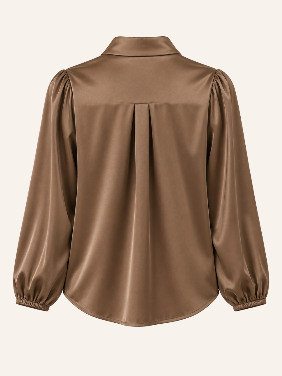 Bow-Neck Blouse