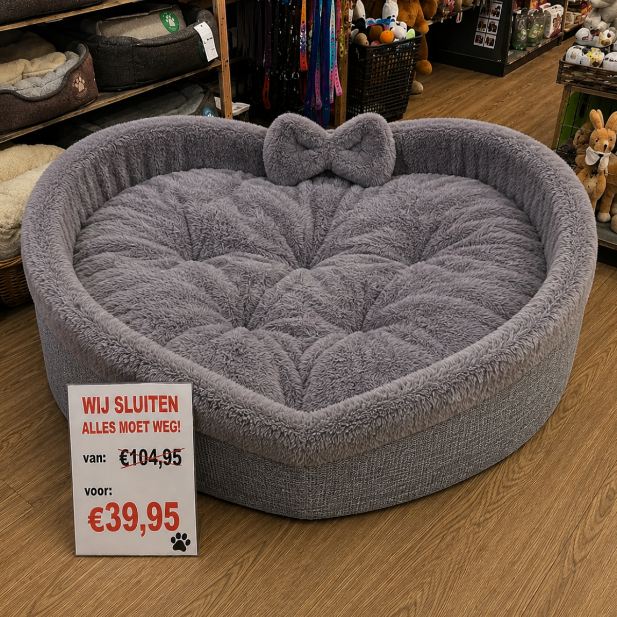 Hartvormige Slaapmand - Voor Honden & Katten