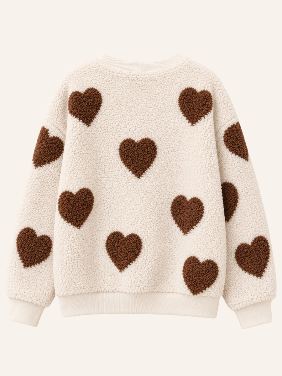 Heart Teddy Sweater