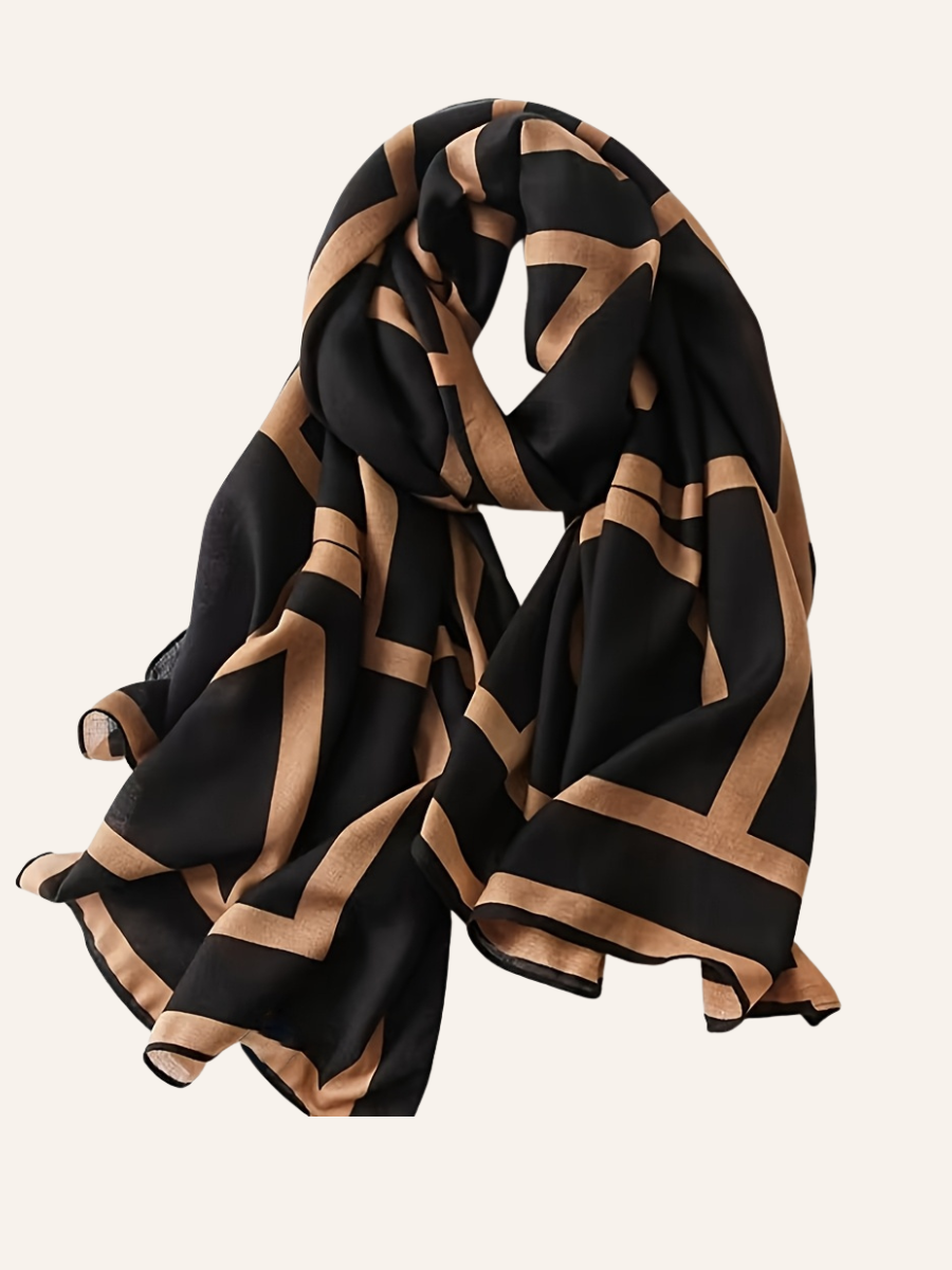 Geometric Print Sjaal