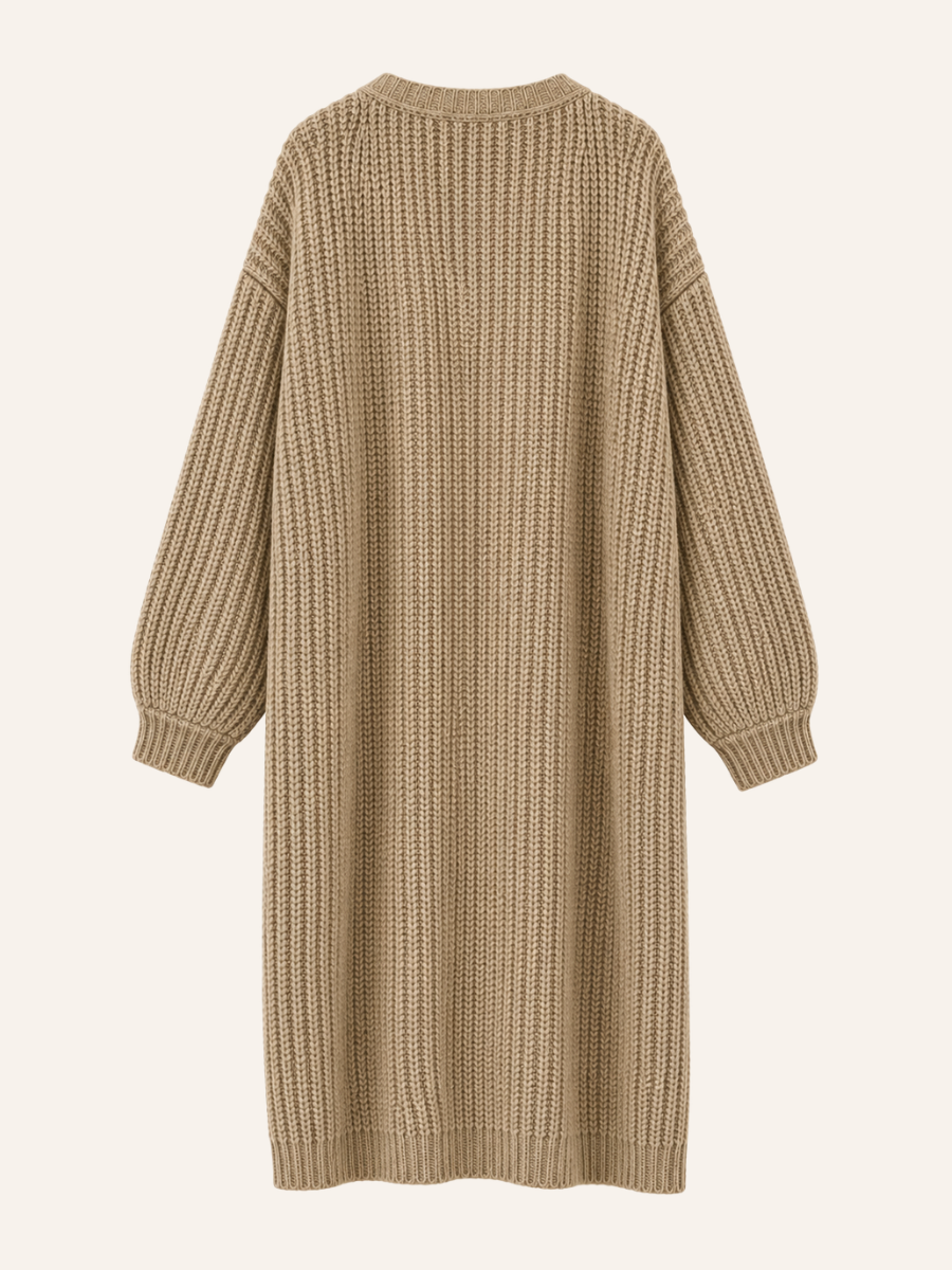 Longline Chunky Knit Vest