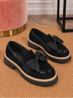 Bow-Detail Chunky Loafers