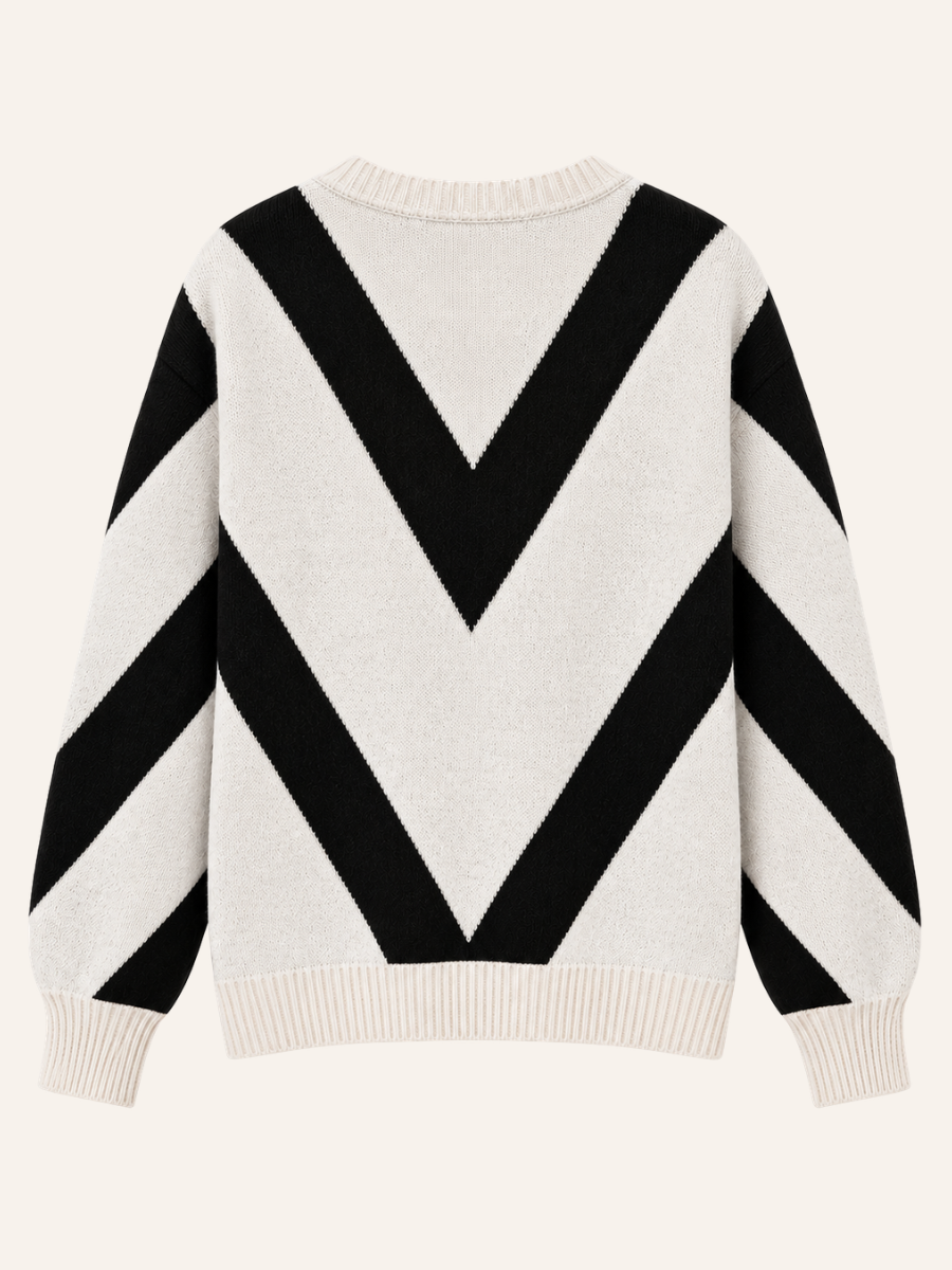 Chevron Knit Sweater