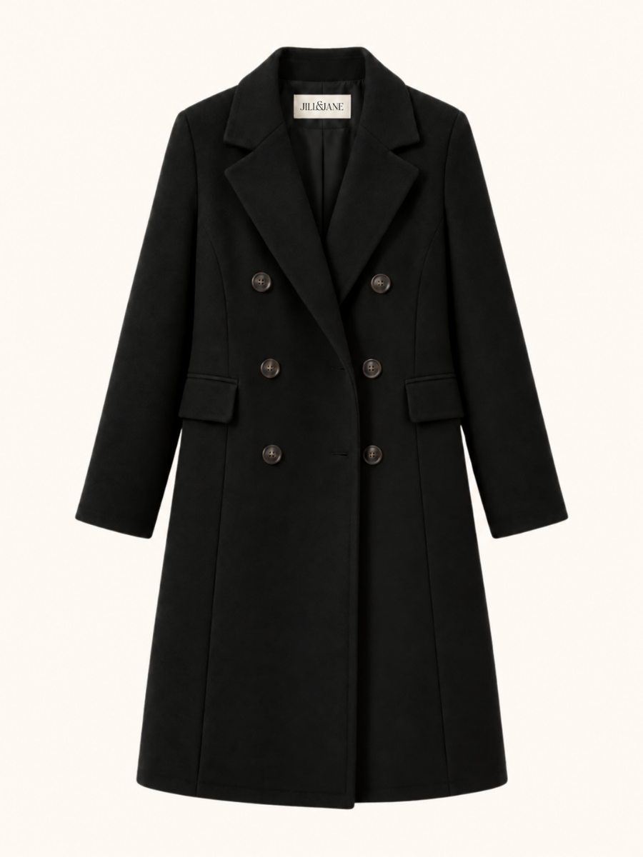 Double-Breasted Tailored Coat