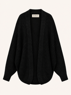 Draped Open-Front Vest