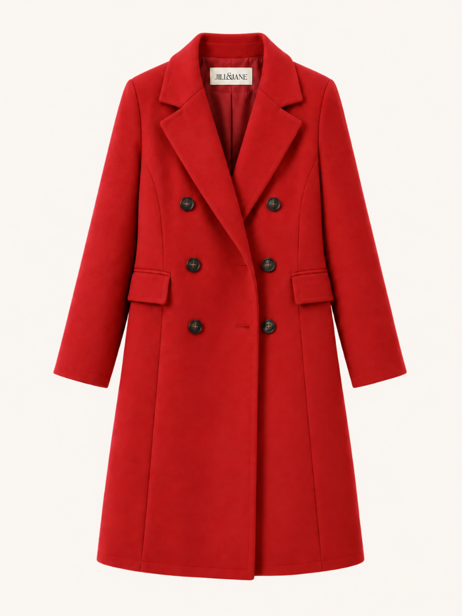 Double-Breasted Tailored Coat