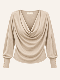 Cowl-Neck Blouse