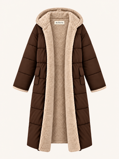 Shearling Hooded Pufferjas