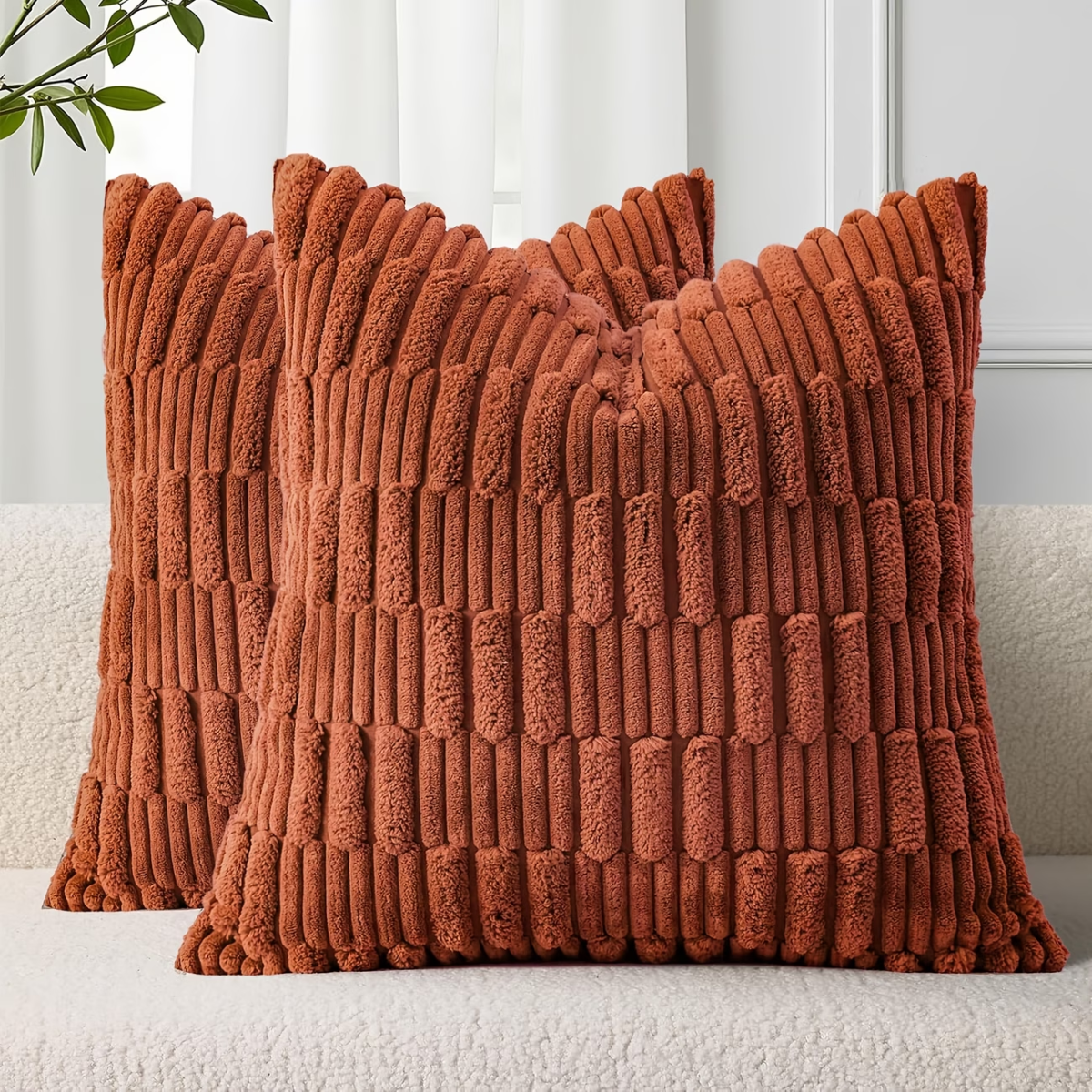 Striped Front Knit Bankkussen