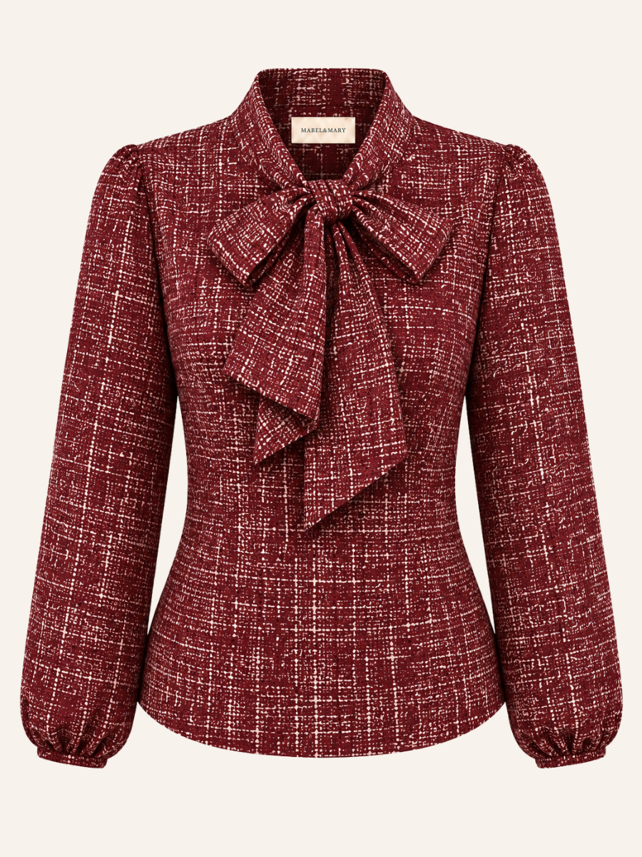 Vivienne Bow-Neck Blouse