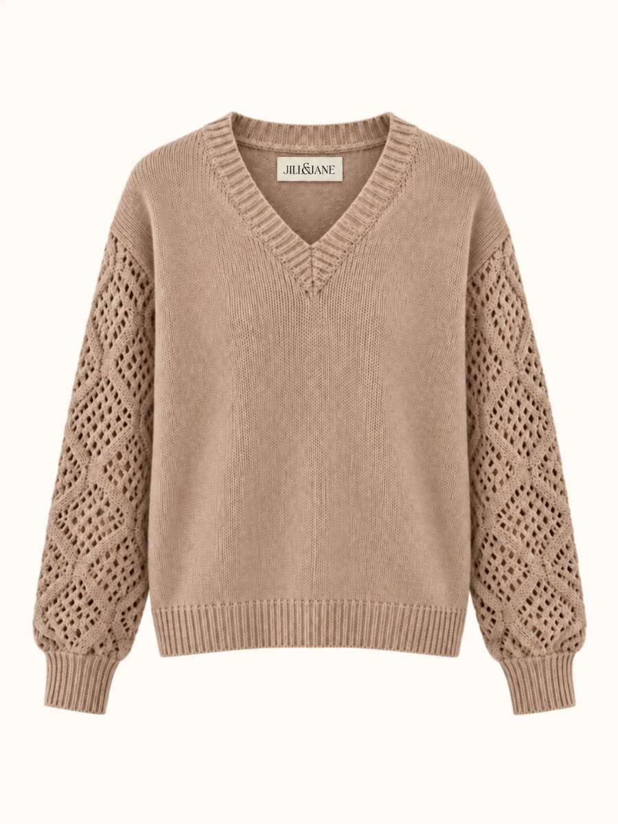 Lace Knit Sweater