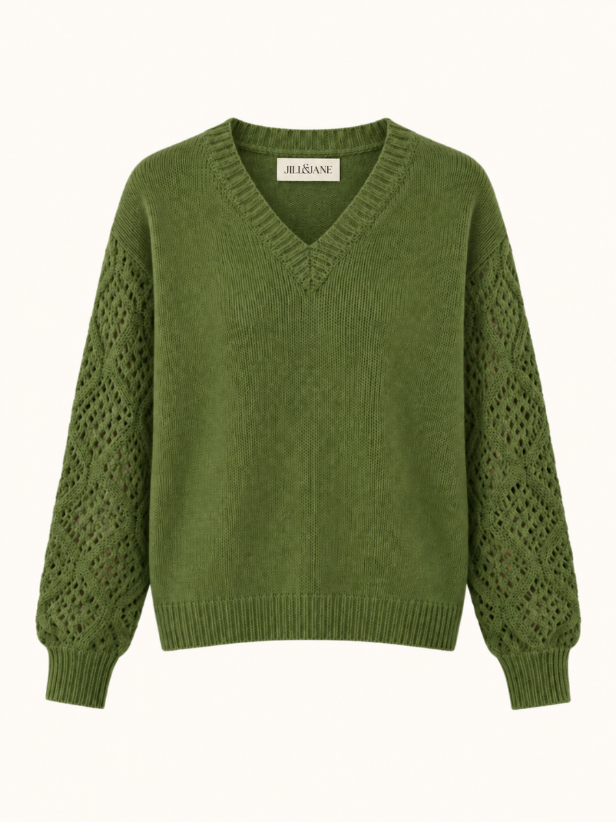 Lace Knit Sweater