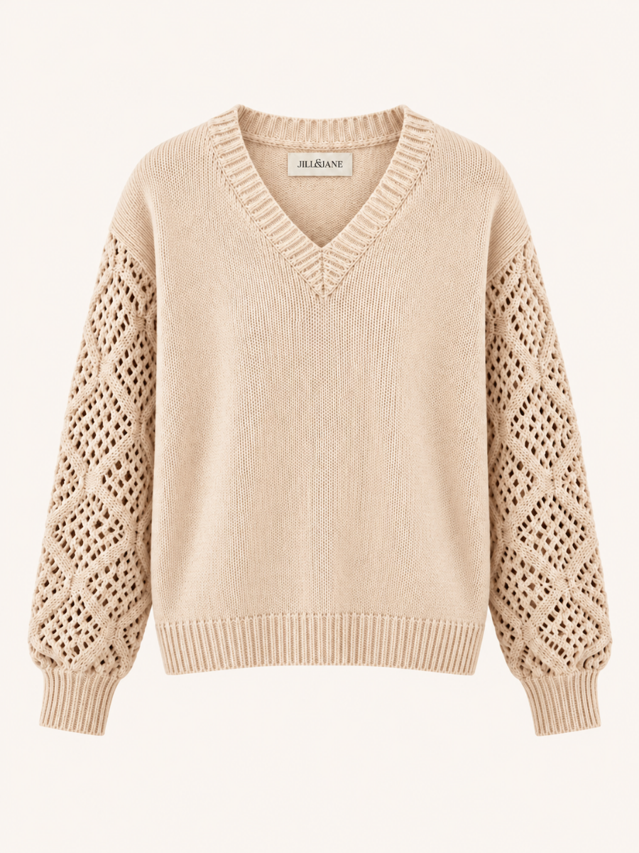 Lace Knit Sweater