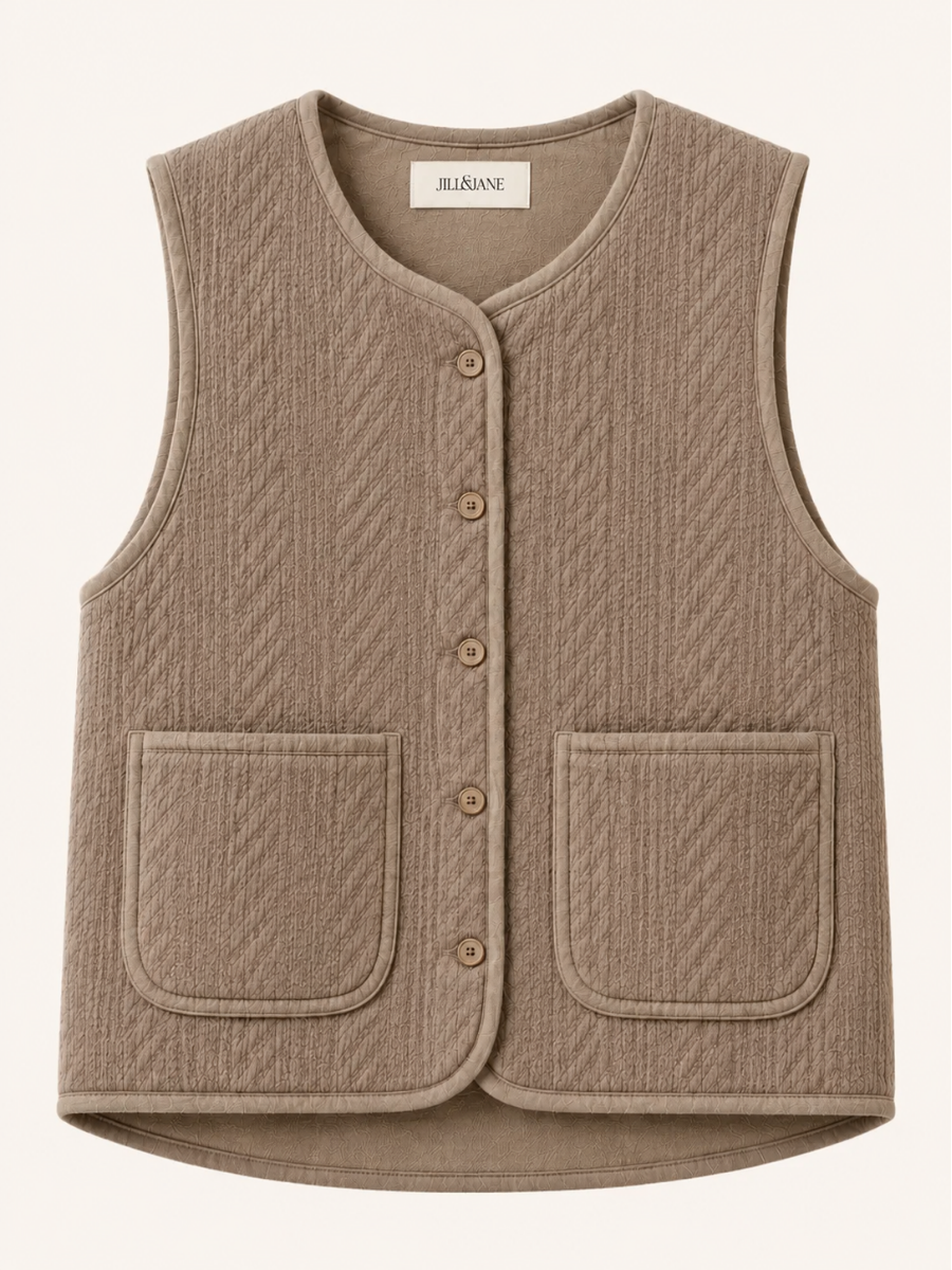 Quilted Pocket Body Vest