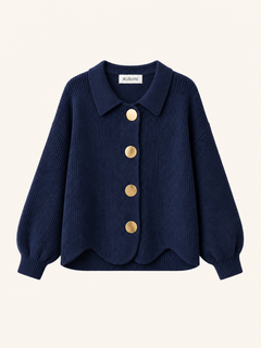 Gold Button Collared Vest