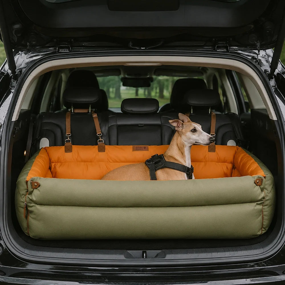 Luxe Hondenautostoel van Kunstleer – Urban Voyager
