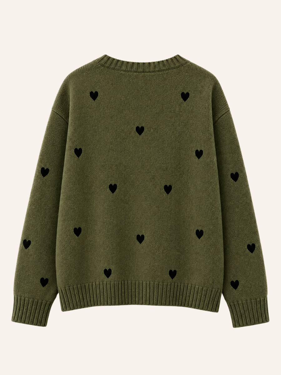 Heart Knit Vest