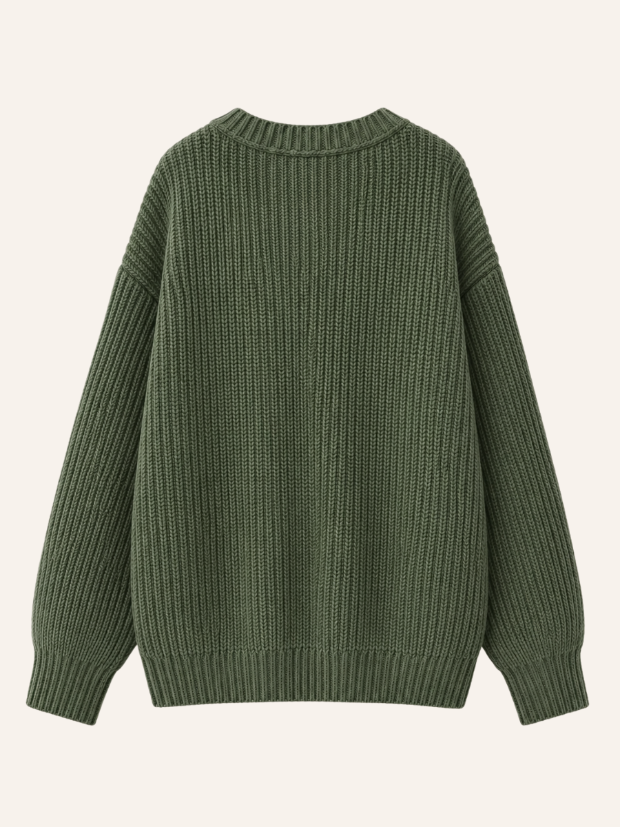 Oversized Pocket Knit Vest
