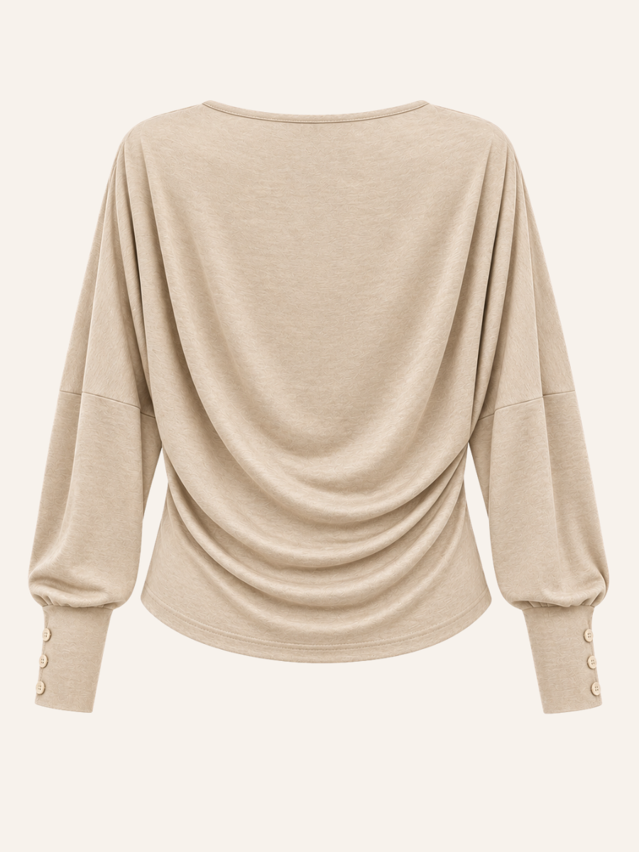 Cowl-Neck Blouse