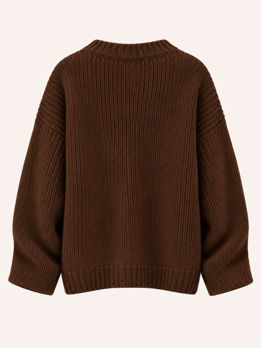 Chunky Knit Pocket Sweater
