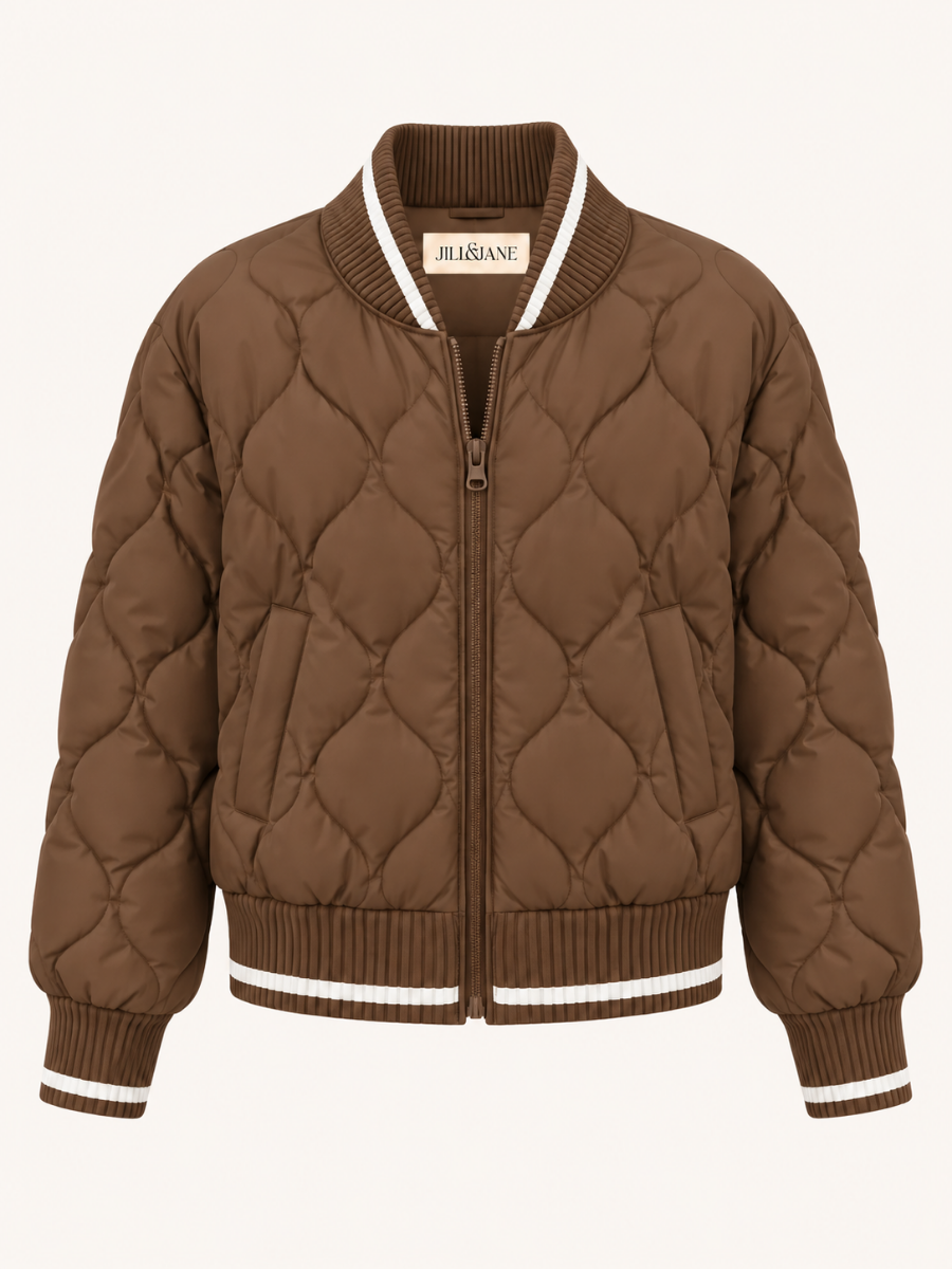Diamond Quilted Bomberjas