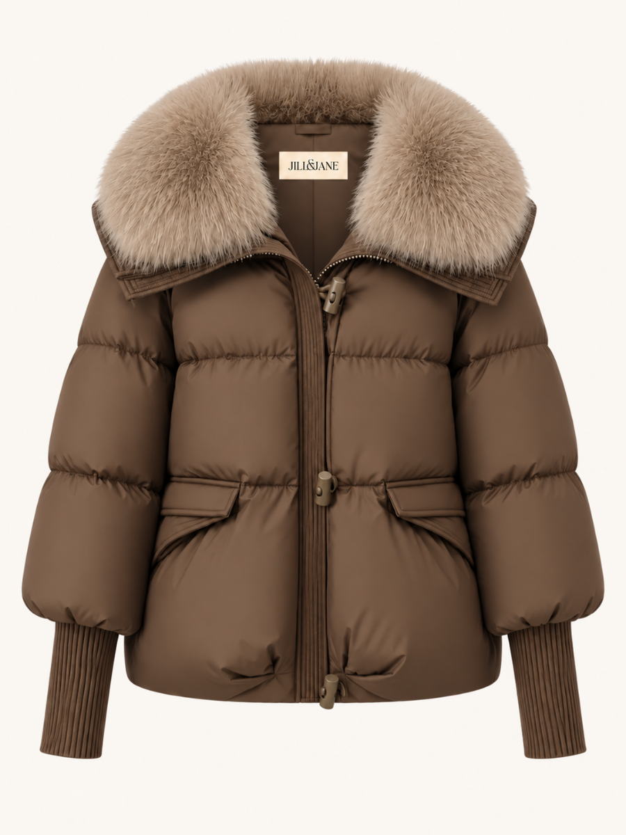Fur Collar Pufferjas