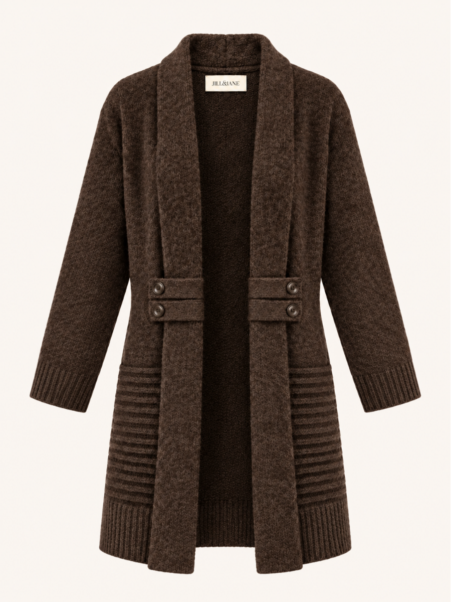 Evelyn Longline Knit Vest