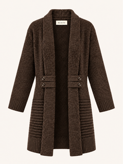 Evelyn Longline Knit Vest