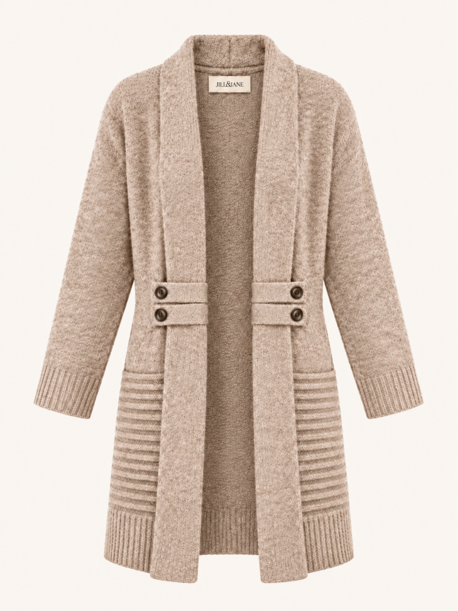 Evelyn Longline Knit Vest