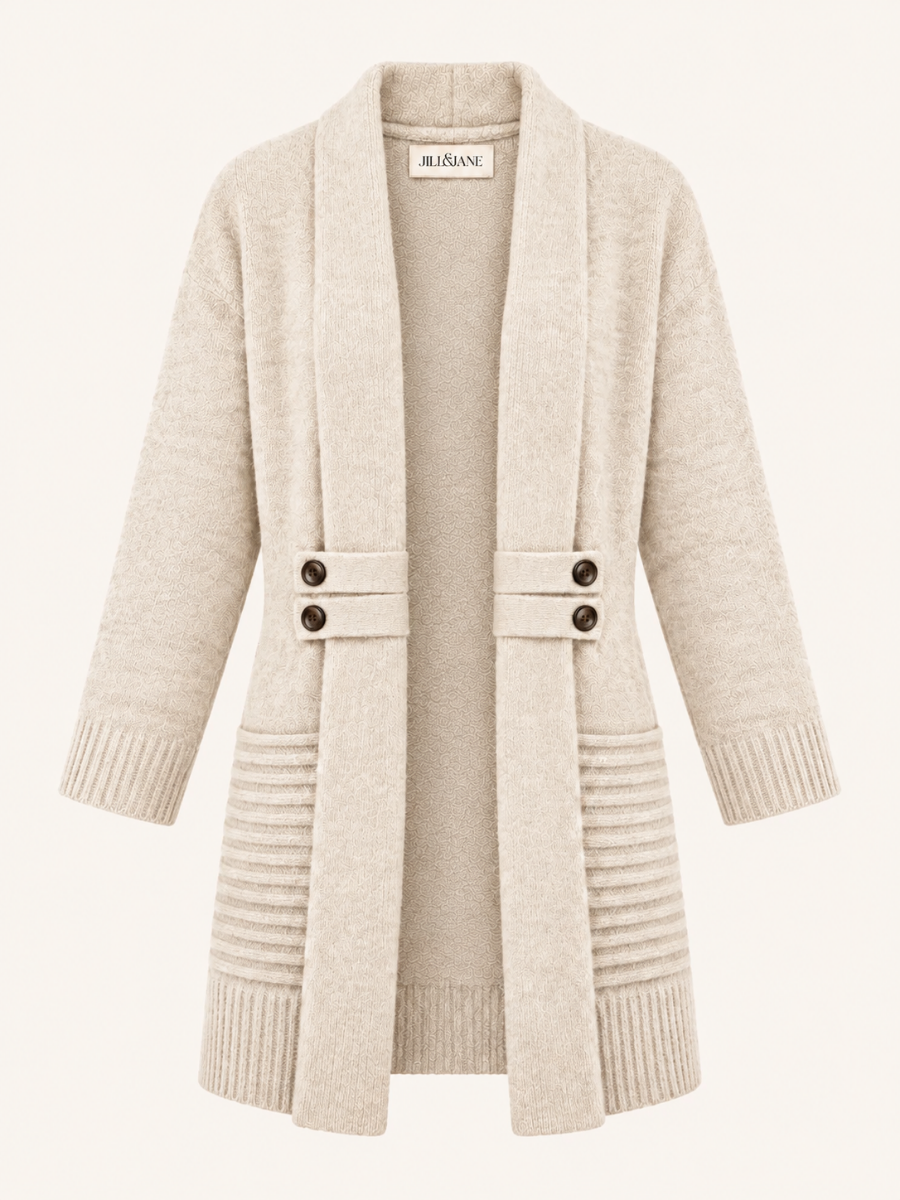 Evelyn Longline Knit Vest