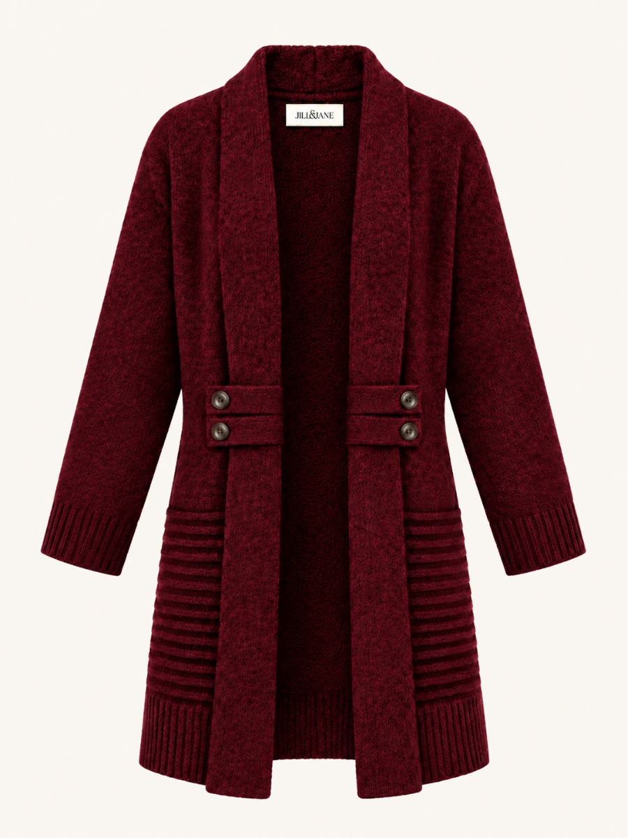 Evelyn Longline Knit Vest