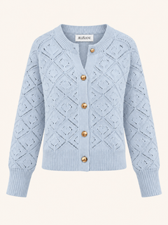 Elara Diamond Knit Vest