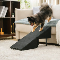 2-in-1 Houten Hondentrap & Loopplank voor Bed