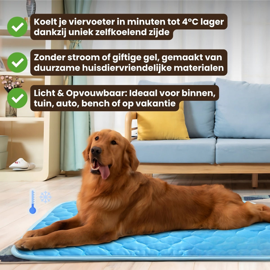 IcyNap - Zelfkoelende Ligmat voor Huisdieren
