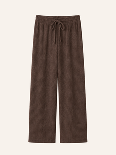 Ribbed Wide-Leg Comfortbroek