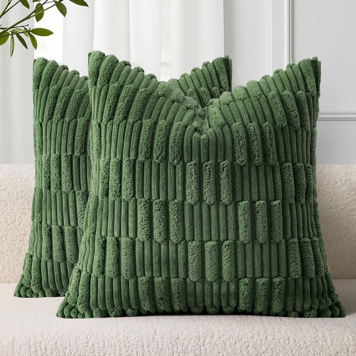 Striped Front Knit Bankkussen