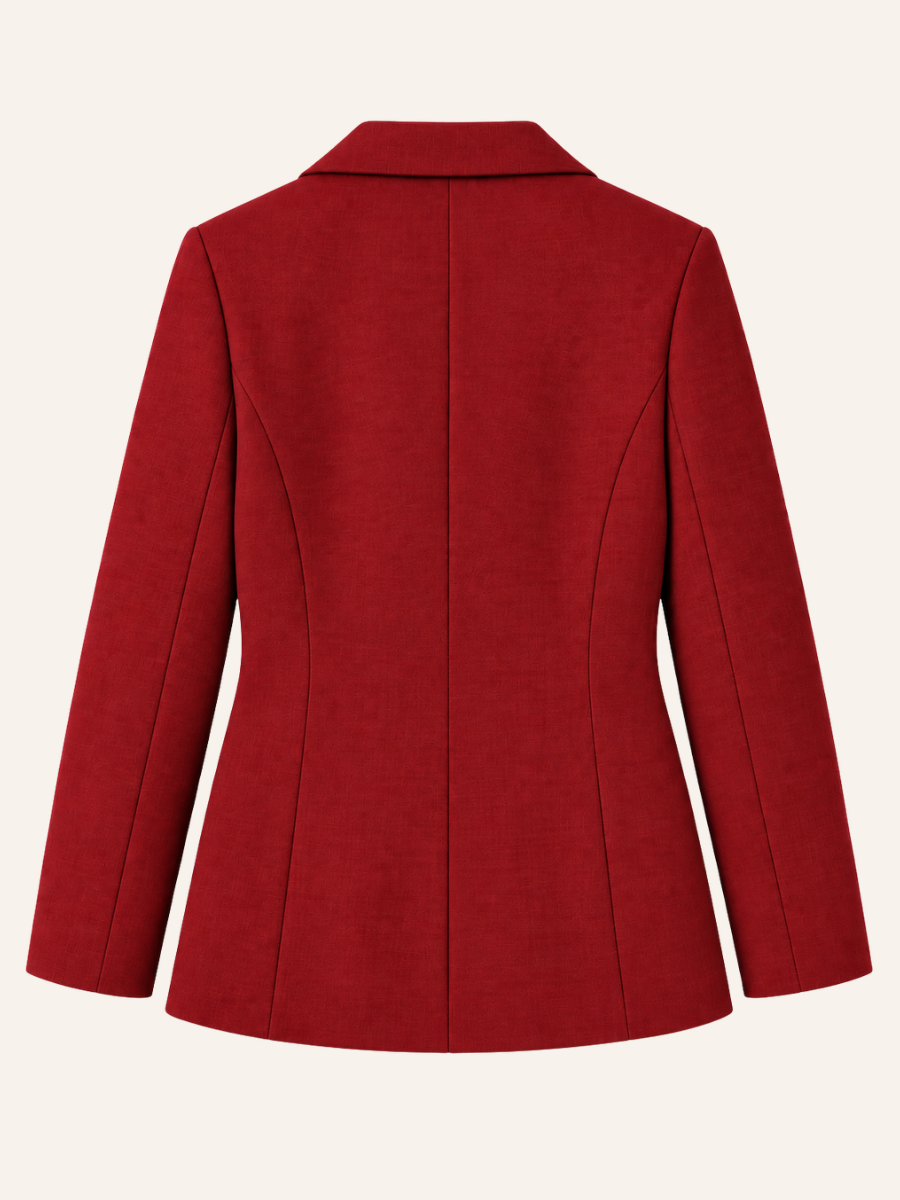 Single-Button Tailored Blazer