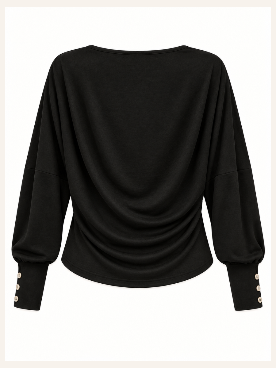 Cowl-Neck Blouse