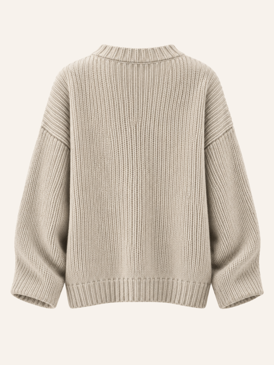 Chunky Knit Pocket Sweater