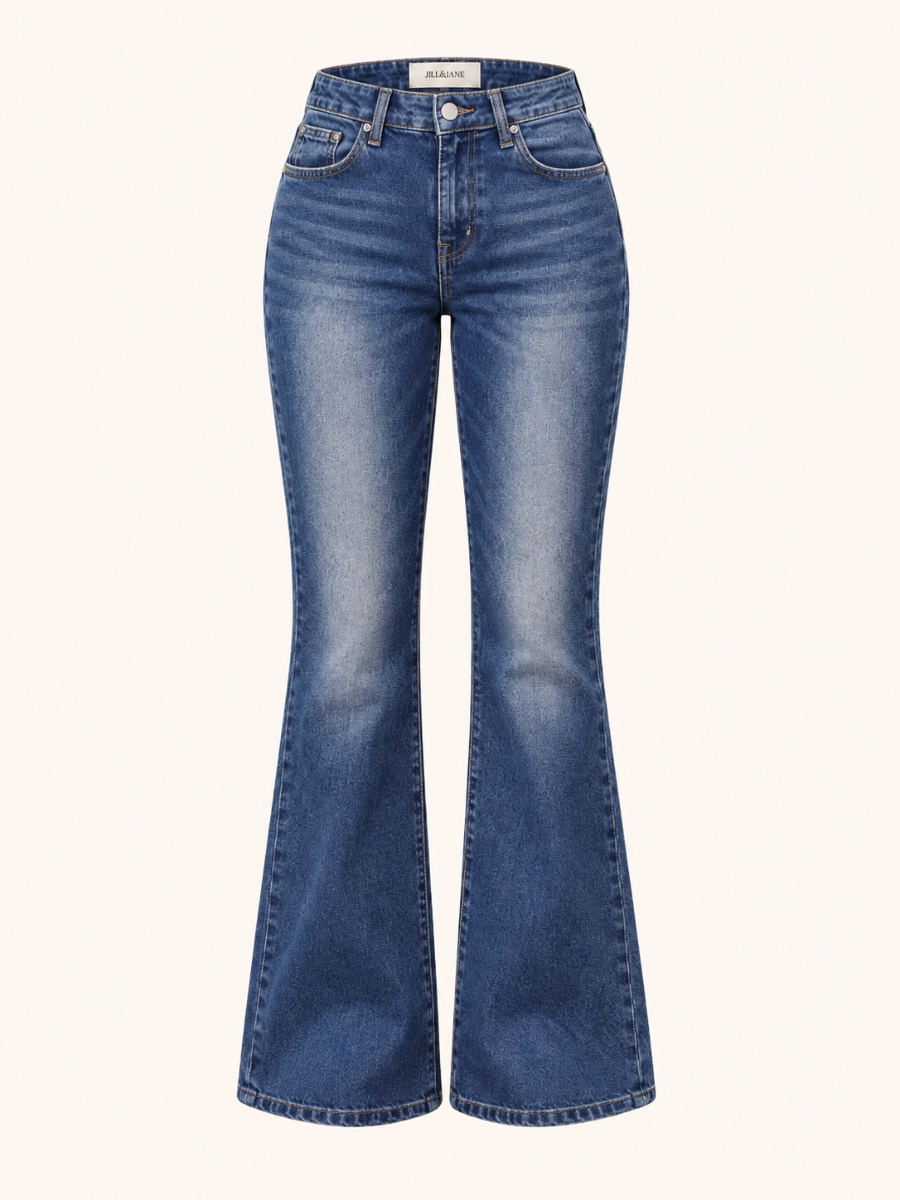 High-Waisted Flare Jeans