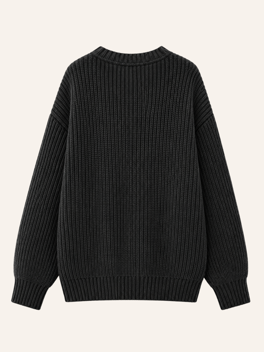 Oversized Pocket Knit Vest