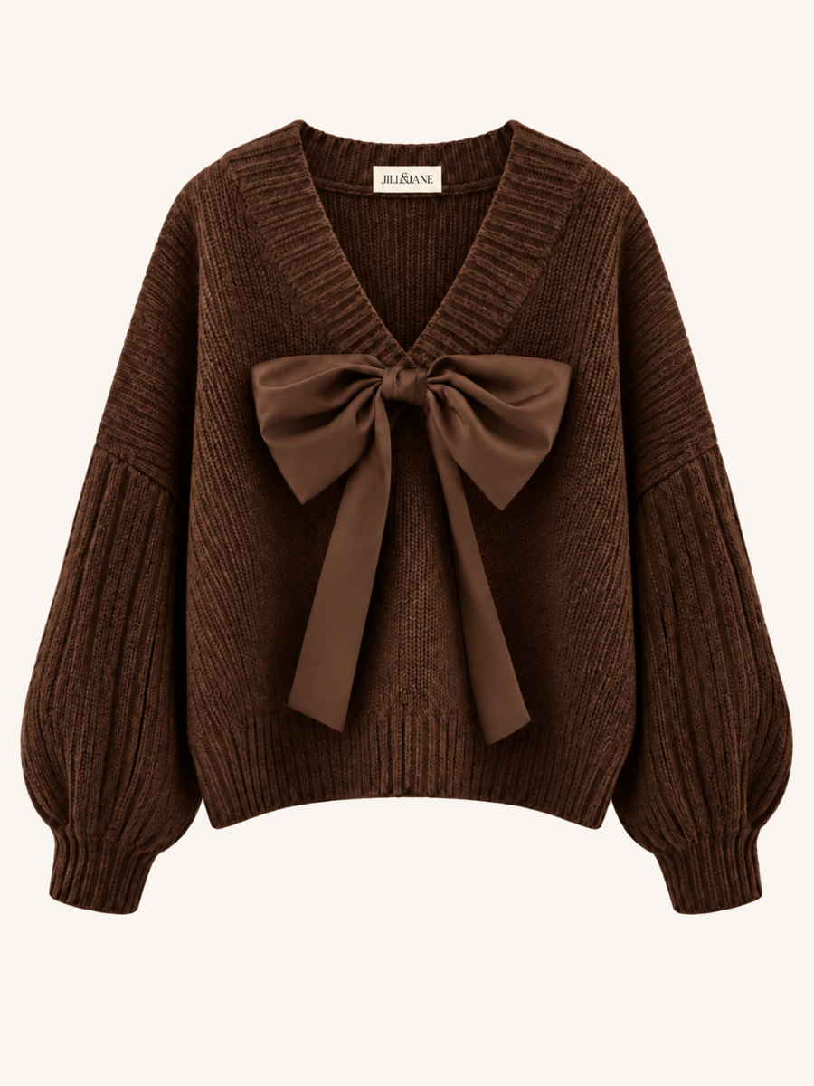 Bow-Knit Sweater