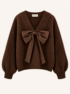 Bow-Knit Sweater