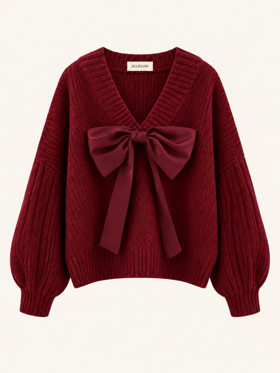 Bow-Knit Sweater